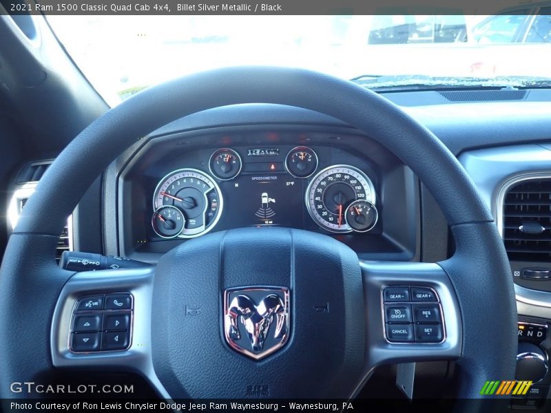 Billet Silver Metallic / Black 2021 Ram 1500 Classic Quad Cab 4x4