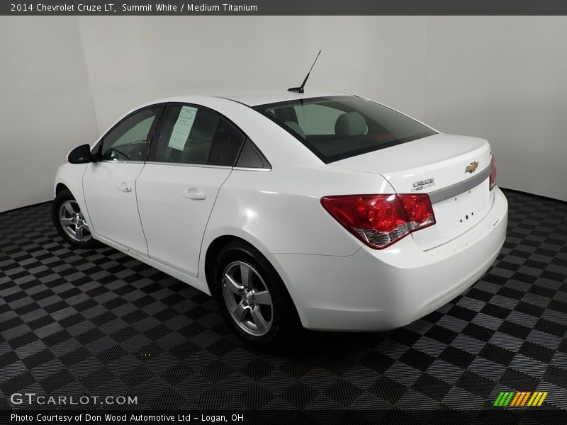Summit White / Medium Titanium 2014 Chevrolet Cruze LT