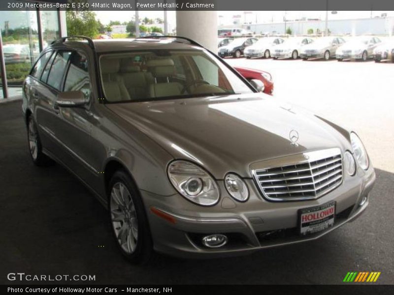 Pewter Metallic / Cashmere 2009 Mercedes-Benz E 350 4Matic Wagon