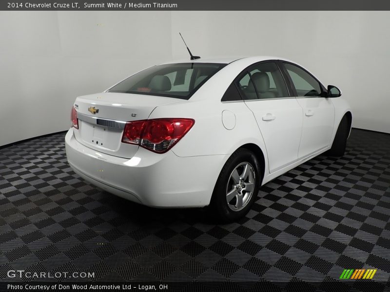 Summit White / Medium Titanium 2014 Chevrolet Cruze LT
