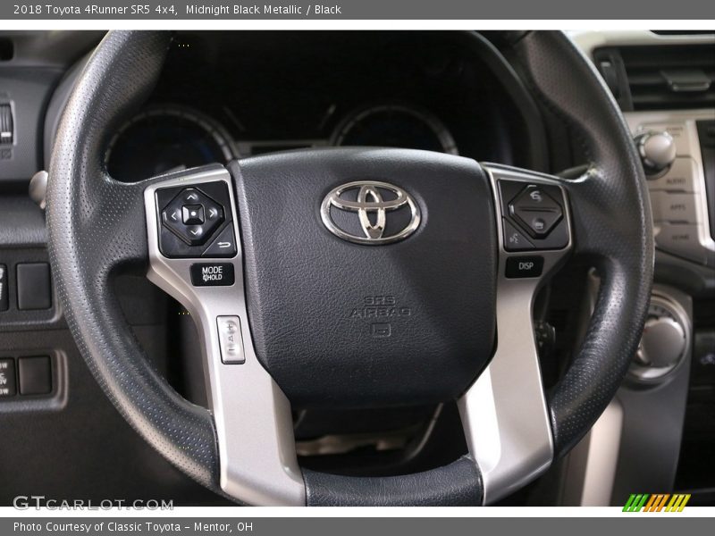 Midnight Black Metallic / Black 2018 Toyota 4Runner SR5 4x4