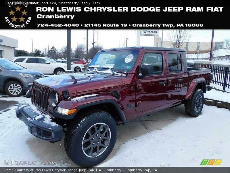 Snazzberry Pearl / Black 2021 Jeep Gladiator Sport 4x4