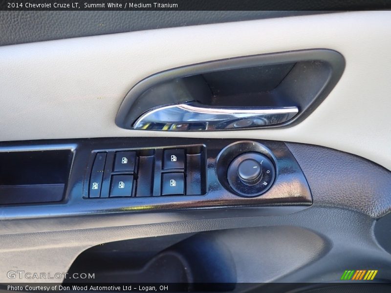 Summit White / Medium Titanium 2014 Chevrolet Cruze LT