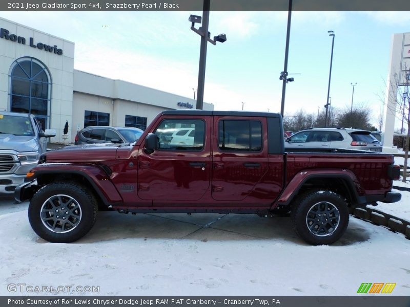 Snazzberry Pearl / Black 2021 Jeep Gladiator Sport 4x4