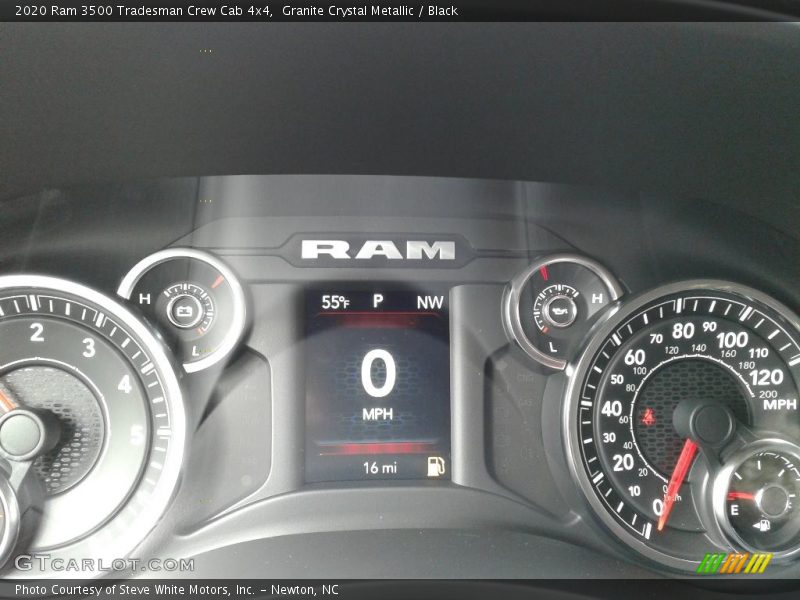 Granite Crystal Metallic / Black 2020 Ram 3500 Tradesman Crew Cab 4x4