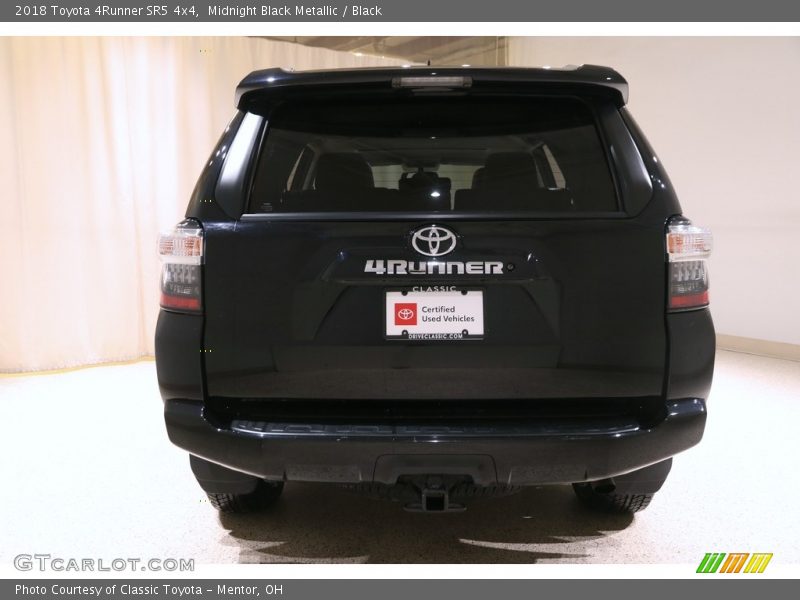 Midnight Black Metallic / Black 2018 Toyota 4Runner SR5 4x4