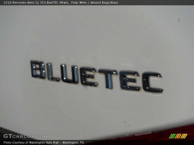 Polar White / Almond Beige/Black 2016 Mercedes-Benz GL 350 BlueTEC 4Matic