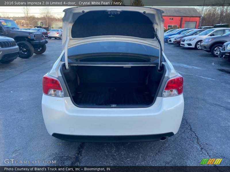 Crystal White Pearl / Ivory 2016 Subaru Impreza 2.0i Limited 4-door