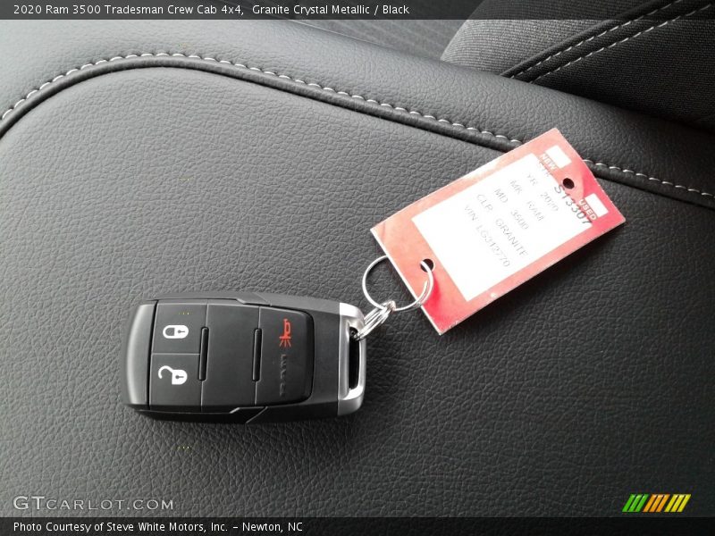 Granite Crystal Metallic / Black 2020 Ram 3500 Tradesman Crew Cab 4x4