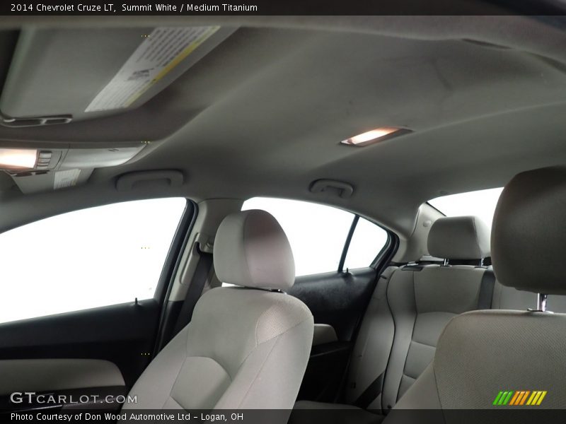 Summit White / Medium Titanium 2014 Chevrolet Cruze LT