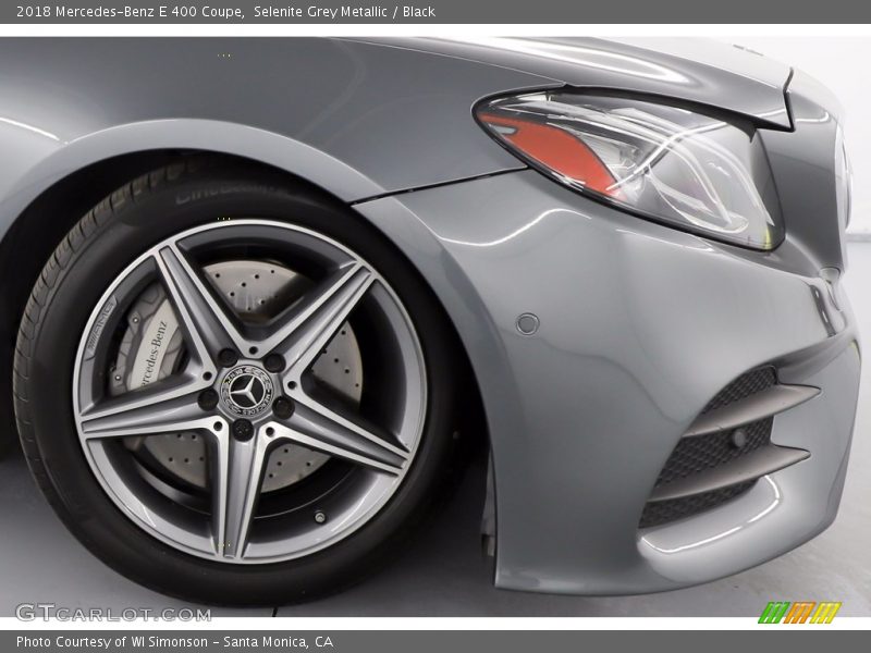 Selenite Grey Metallic / Black 2018 Mercedes-Benz E 400 Coupe