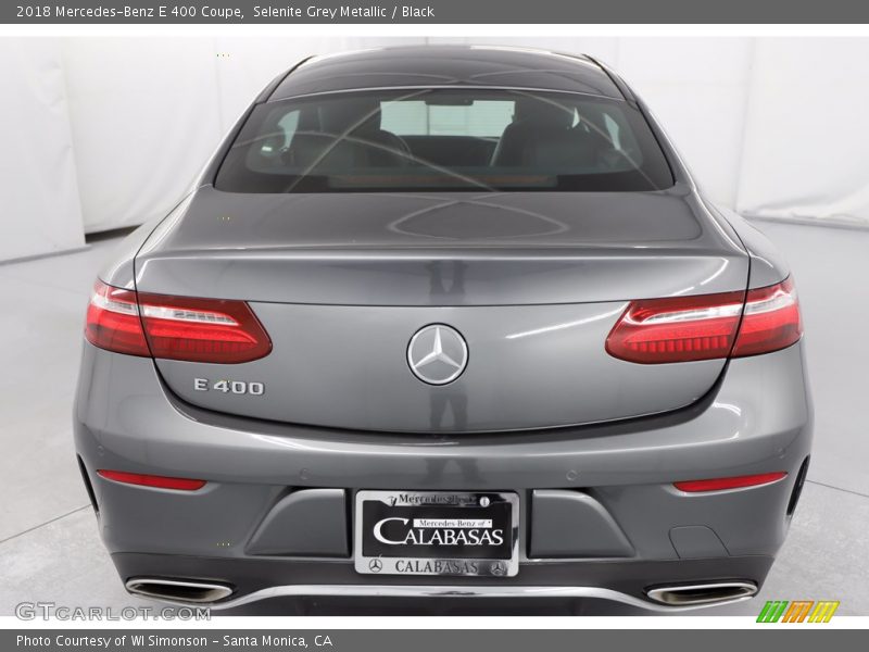 Selenite Grey Metallic / Black 2018 Mercedes-Benz E 400 Coupe