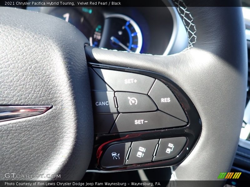 Velvet Red Pearl / Black 2021 Chrysler Pacifica Hybrid Touring