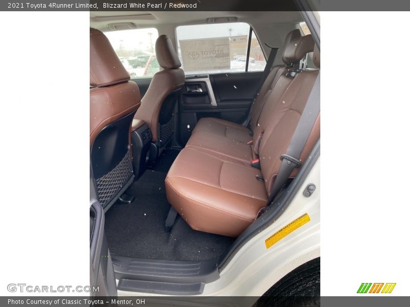 Blizzard White Pearl / Redwood 2021 Toyota 4Runner Limited