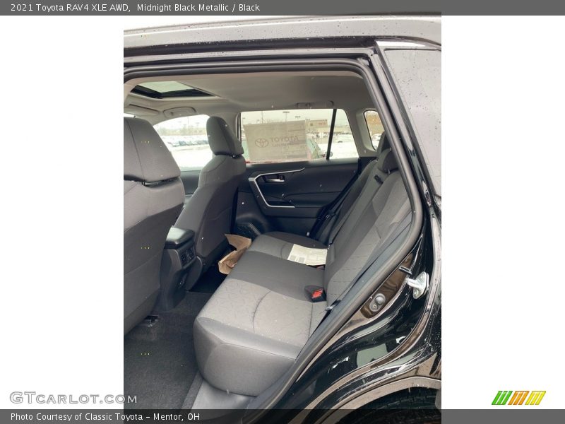 Midnight Black Metallic / Black 2021 Toyota RAV4 XLE AWD