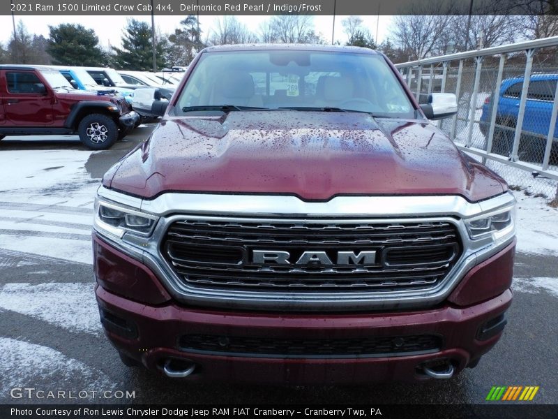 Delmonico Red Pearl / Indigo/Frost 2021 Ram 1500 Limited Crew Cab 4x4