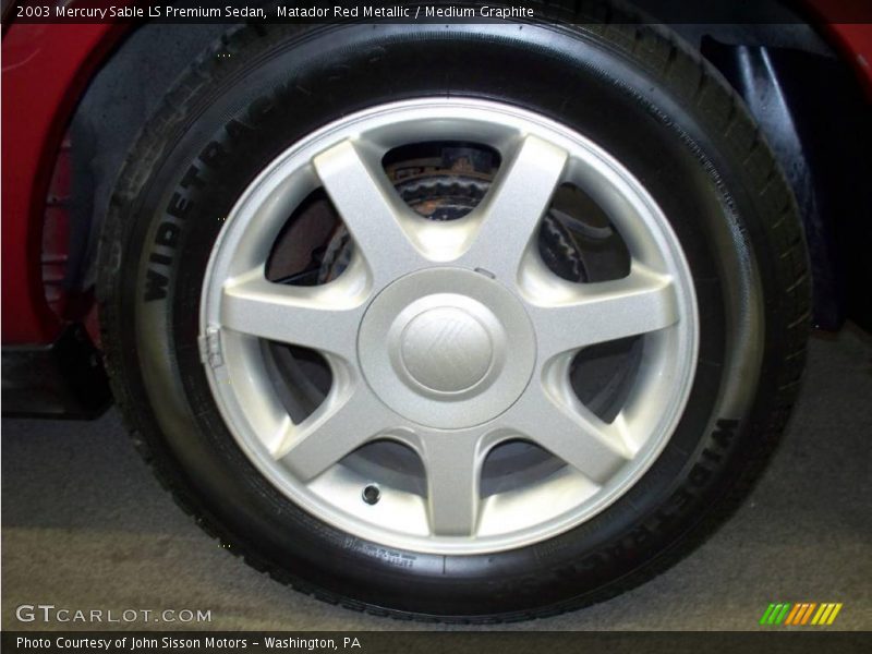 Matador Red Metallic / Medium Graphite 2003 Mercury Sable LS Premium Sedan