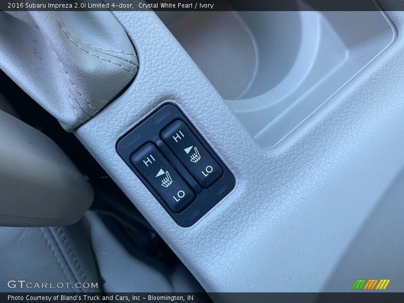 Crystal White Pearl / Ivory 2016 Subaru Impreza 2.0i Limited 4-door