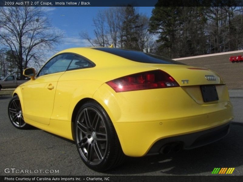 Imola Yellow / Black 2009 Audi TT 2.0T Coupe