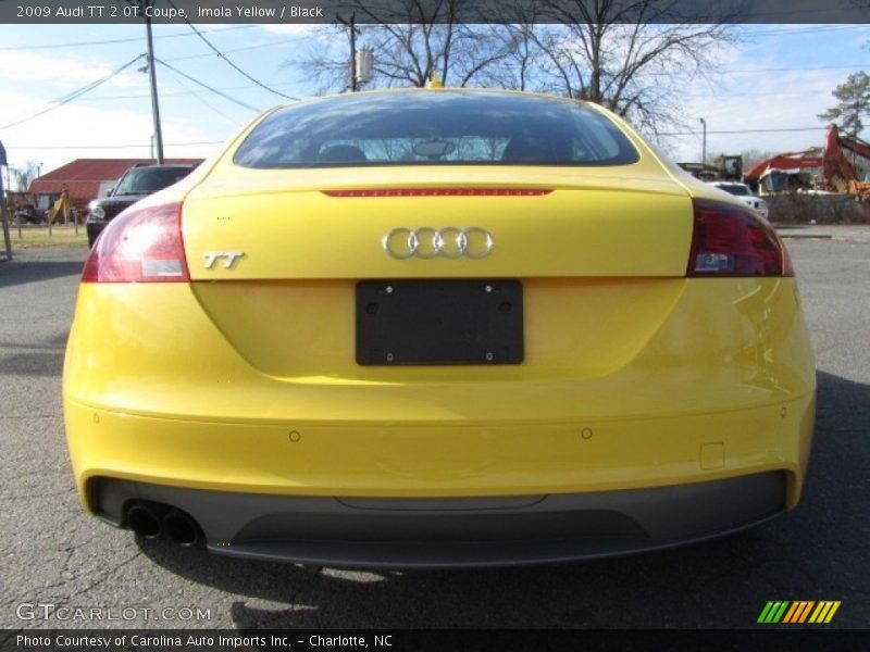 Imola Yellow / Black 2009 Audi TT 2.0T Coupe