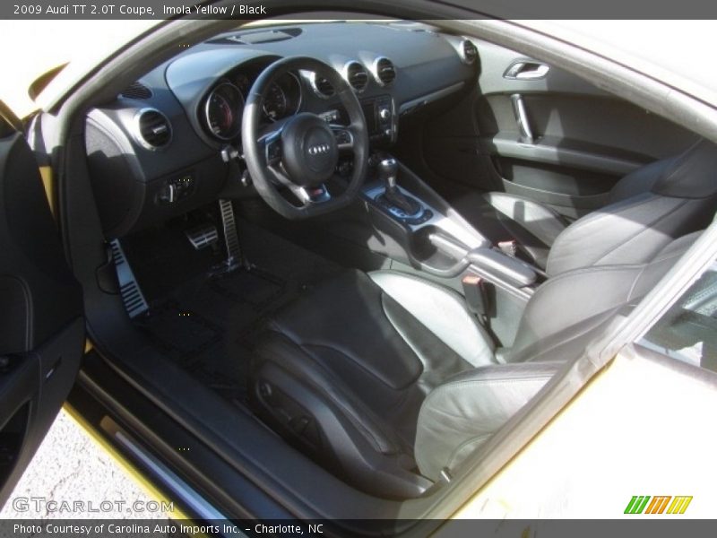 Imola Yellow / Black 2009 Audi TT 2.0T Coupe