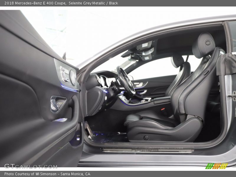 Selenite Grey Metallic / Black 2018 Mercedes-Benz E 400 Coupe