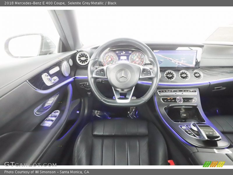 Selenite Grey Metallic / Black 2018 Mercedes-Benz E 400 Coupe