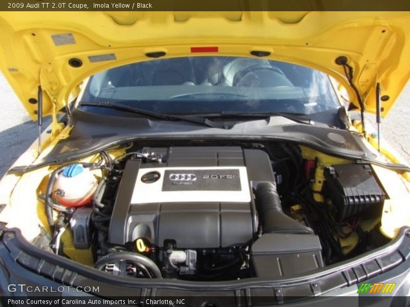 Imola Yellow / Black 2009 Audi TT 2.0T Coupe
