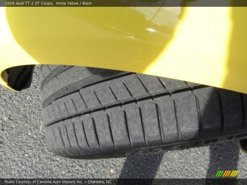 Imola Yellow / Black 2009 Audi TT 2.0T Coupe
