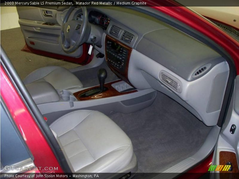 Matador Red Metallic / Medium Graphite 2003 Mercury Sable LS Premium Sedan