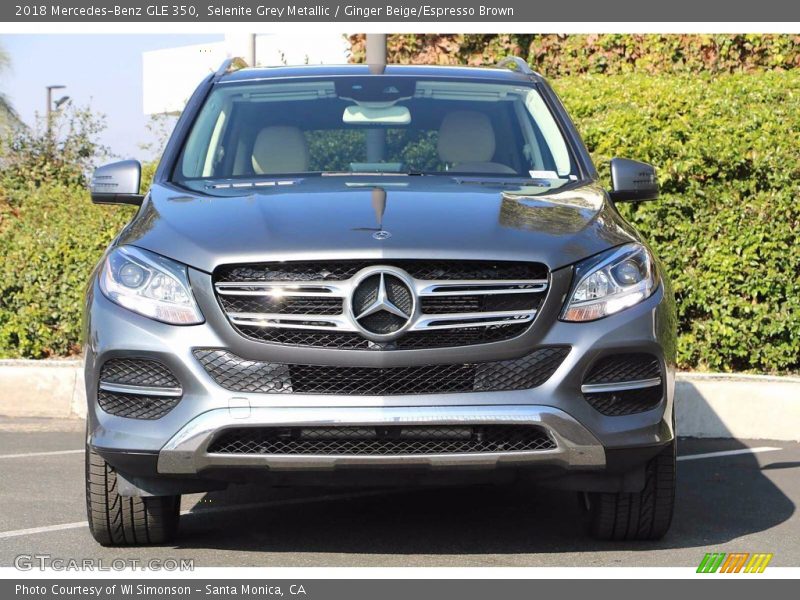Selenite Grey Metallic / Ginger Beige/Espresso Brown 2018 Mercedes-Benz GLE 350