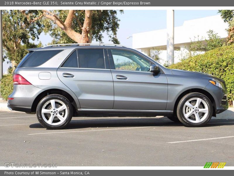 Selenite Grey Metallic / Ginger Beige/Espresso Brown 2018 Mercedes-Benz GLE 350