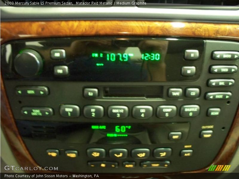 Matador Red Metallic / Medium Graphite 2003 Mercury Sable LS Premium Sedan
