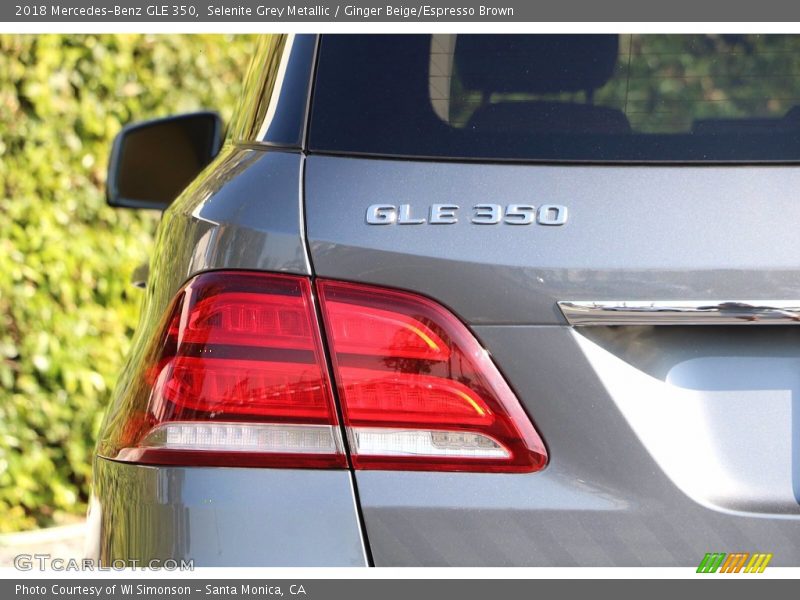 Selenite Grey Metallic / Ginger Beige/Espresso Brown 2018 Mercedes-Benz GLE 350