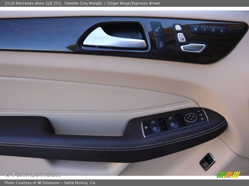 Selenite Grey Metallic / Ginger Beige/Espresso Brown 2018 Mercedes-Benz GLE 350