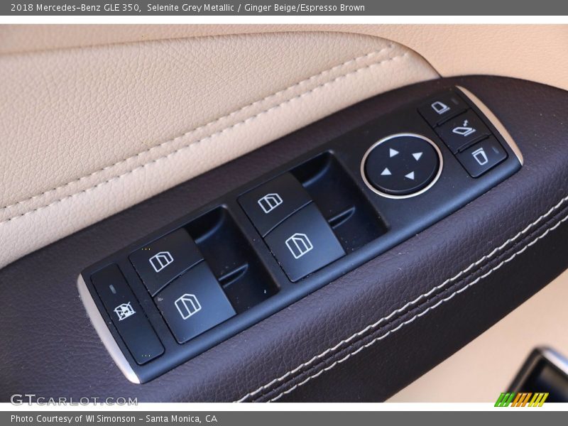 Selenite Grey Metallic / Ginger Beige/Espresso Brown 2018 Mercedes-Benz GLE 350