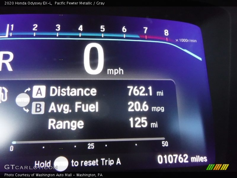 Pacific Pewter Metallic / Gray 2020 Honda Odyssey EX-L