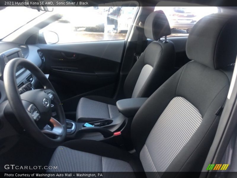 Sonic Silver / Black 2021 Hyundai Kona SE AWD