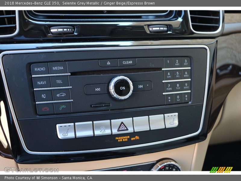 Selenite Grey Metallic / Ginger Beige/Espresso Brown 2018 Mercedes-Benz GLE 350