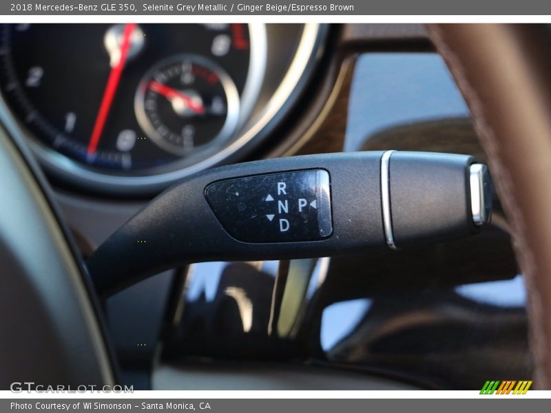 Selenite Grey Metallic / Ginger Beige/Espresso Brown 2018 Mercedes-Benz GLE 350