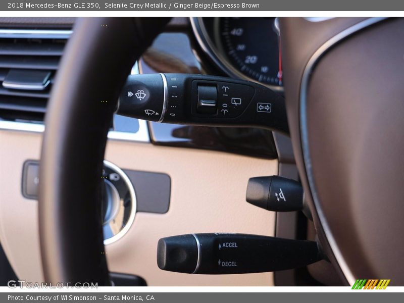 Selenite Grey Metallic / Ginger Beige/Espresso Brown 2018 Mercedes-Benz GLE 350