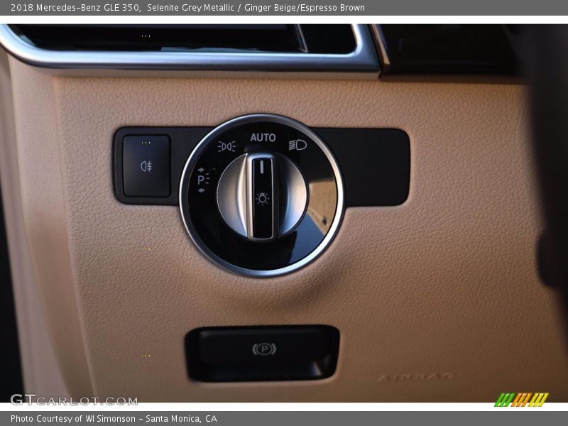 Selenite Grey Metallic / Ginger Beige/Espresso Brown 2018 Mercedes-Benz GLE 350