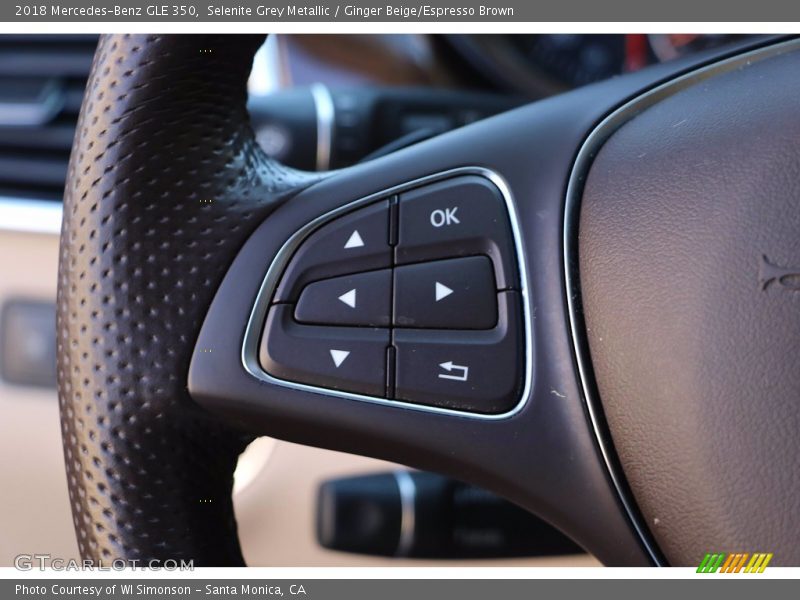 Selenite Grey Metallic / Ginger Beige/Espresso Brown 2018 Mercedes-Benz GLE 350
