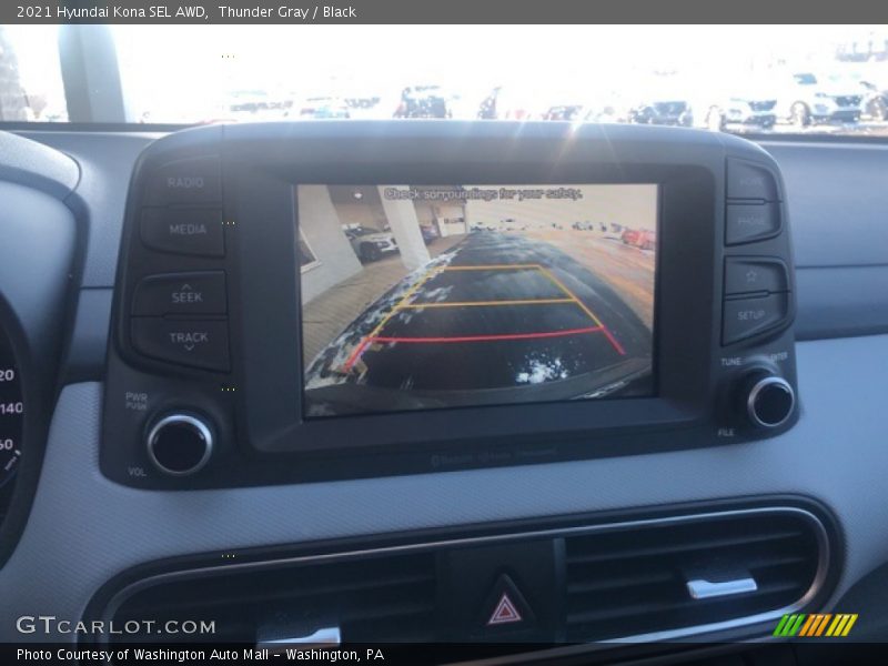 Thunder Gray / Black 2021 Hyundai Kona SEL AWD