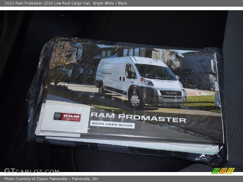 Bright White / Black 2020 Ram ProMaster 1500 Low Roof Cargo Van