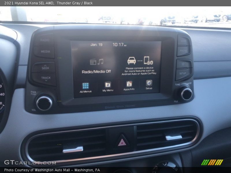 Thunder Gray / Black 2021 Hyundai Kona SEL AWD