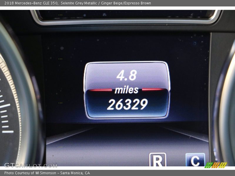 Selenite Grey Metallic / Ginger Beige/Espresso Brown 2018 Mercedes-Benz GLE 350
