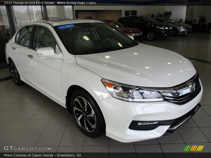 White Orchid Pearl / Ivory 2017 Honda Accord EX-L Sedan