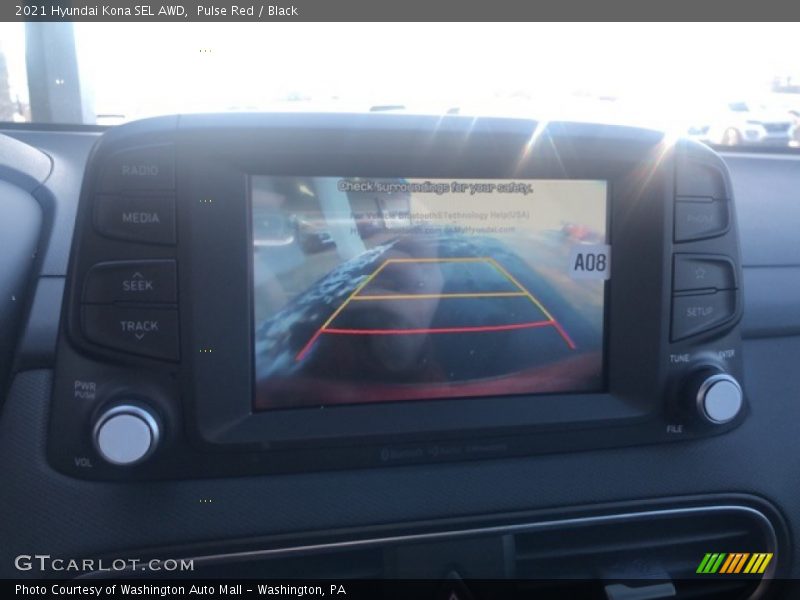 Pulse Red / Black 2021 Hyundai Kona SEL AWD