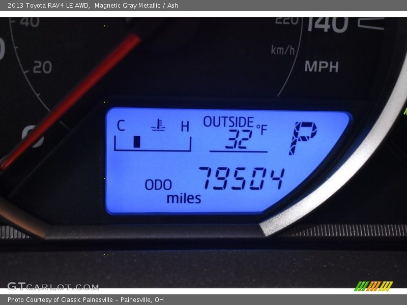 Magnetic Gray Metallic / Ash 2013 Toyota RAV4 LE AWD